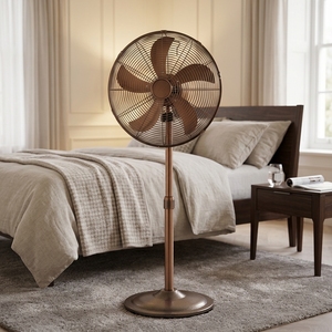 Günstiger Digitaler Metall-Turmventilator mit Fernbedienung Geräuscharm <span class=keywords><strong>3D</strong></span>-Modell - Für Haushalt & Außenbereich - Product Image 3