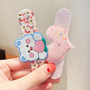 Pegatinas <span class=keywords><strong>de</strong></span> pelo roto para niños dibujos animados Velcro bebé aros <span class=keywords><strong>de</strong></span> pelo niñas pelo roto <span class=keywords><strong>flequillo</strong></span> horquillas - Product Image 6