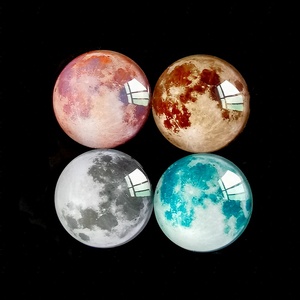 Hızlı kargo OEM toprak günü hediyelik eşya 3D gezegen yıldız kristal cam mıknatıs buzdolabı buzdolabı promosyon buzdolabı mıknatısları - Product Image 5