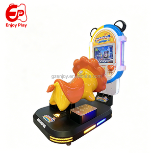 Manège à monnayeur pour enfants, machine de jeu d'arcade 3D à balançoire, écran LCD, en fibre de verre, équipement de divertissement intérieur pour centre commercial - Product Image 3