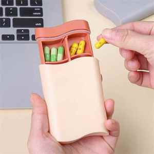 2025 nouveau Portable ABS matériel <span class=keywords><strong>pilulier</strong></span> en plastique <span class=keywords><strong>pilulier</strong></span> mode Portable tablette <span class=keywords><strong>pilulier</strong></span> distributeur - Product Image 2