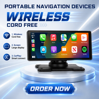 Autoradio portable GPS avec écran LCD 10,26 pouces Android 12V XD-9A, haut-parleur intégré, lecteur CarPlay, moniteur sans fil, garantie 1 an
