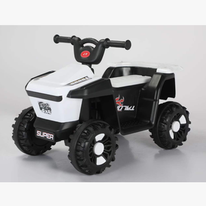 <span class=keywords><strong>Quad</strong></span> électrique robuste bleu <span class=keywords><strong>6V</strong></span> à batterie pour enfants de 2 à 4 ans, pneus en plastique, jouet d'extérieur amusant - Product Image 2