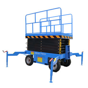 Haute qualité 6-24m travail aérien plate-forme de levage <span class=keywords><strong>manivelle</strong></span> électrique Mobile ciseaux Mobile levage Cargo ascenseur de fret - Product Image 1