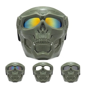 Açık bisiklet taktik sürme gözlük için motosiklet gözlüğü maskeleri rüzgar geçirmez UV koruma spor kaskları - Product Image 3