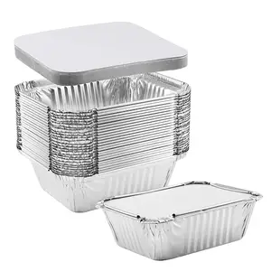 Disposable Restaurant Takeout Fast Food Aluminum Takeaway Food