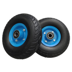 عالية الجودة اليد كيس شاحنة عربة عربة 10 بوصة 3.50-4 عجلات مطاطية صلبة - Product Image 3