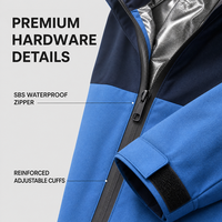 Veste d'extérieur doublée en polaire thermique, imperméable, coupe-vent, vêtements d'hiver pour la montagne, veste de randonnée pour hommes, fournisseur
