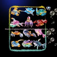 STARMERRY Xinglebao Mini Ensembles de blocs de construction Animaux mignons Modèle créatif Jouet éducatif Écologique Non toxique Plastique ABS 1:1