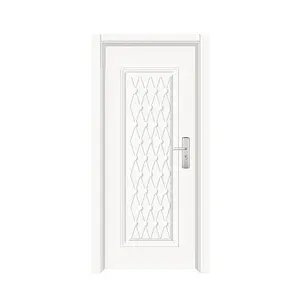 Gran descuento, proveedor de China, puerta de panel americano, puertas interiores de madera maciza de calidad