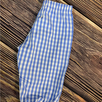 2024 gros vichy tissé coton enfants garçon filles bloomer pantalon automne hiver à carreaux enfant en bas âge garçons pantalon