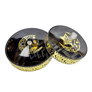 Superwin 2022 New Ramadan Eid Mubarak Acrylic Box Chocolate Nut Box Gift Candy Box With Lid
