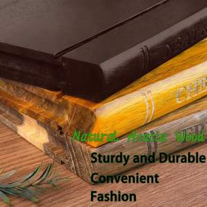 Ensemble de planches à découper en forme de livres avec support pour la cuisine, ensemble de 3 planches à découper en bois d'acacia ressemblant à des livres pour <span class=keywords><strong>les</strong></span> <span class=keywords><strong>légumes</strong></span> - Product Image 6