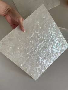 Hoja de concha de perla blanca auténtica para decoración del hogar, hoja de abulón con respaldo blanco para artesanías, muebles, venta al por mayor - Product Image 5