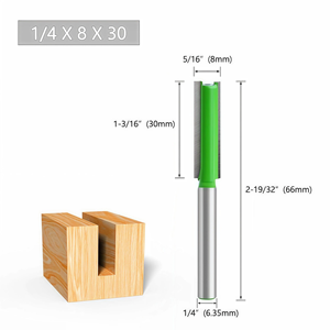 <span class=keywords><strong>Fraise</strong></span> droite à une dent durable en acier rapide, revêtement AlTiN, lame à changement rapide, pour le travail du bois et le bricolage, lot de 7 pièces de différentes tailles - Product Image 2