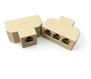 Adaptateur modulaire triplex 1 à 3 |   Répartiteur de réseau téléphonique <span class=keywords><strong>RJ45</strong></span> et <span class=keywords><strong>RJ11</strong></span> - Product Image 1