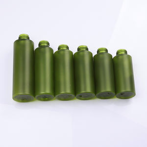 Heypack Vente en gros Oem Échantillon gratuit Bouteille de toner cosmétique en plastique vert mat Emballage cosmétique - Product Image 5