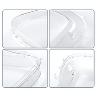 Couvre-phare pour Corvette C6 Z06 2006-2012 Côté conducteur gauche Remplacement en polycarbonate transparent OE GM25944722 20893615