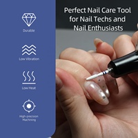 HYTOOS Embouts de ponceuse à ongles professionnels en céramique composite blanche, forme conique ronde de 2 mm, haute dureté, pour le nettoyage des cuticules et l'élimination du gel