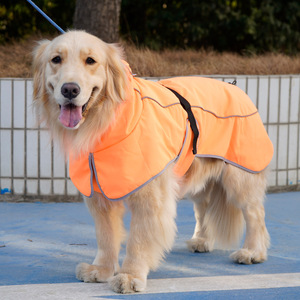 Chaqueta Impermeable para Perro PetIt, Color Naranja, para Perros Medianos y Grandes, Ropa de Viaje para Invierno, Primavera y Otoño - Product Image 2