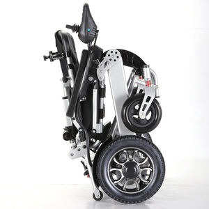電動折りたたみ車椅子アルミ合金電動モーター階段昇降車椅子 - Product Image 6