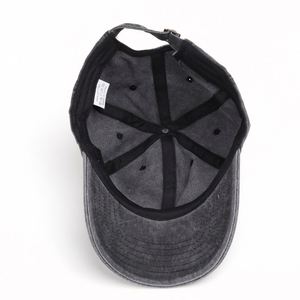 Wholesale Vintage Sport 6-Panel <b>Plain</b> Denim Casual Hat Custom Embroidery Washed Cowboy Baseball <b>Cap</b> With Logo - Product Image 4