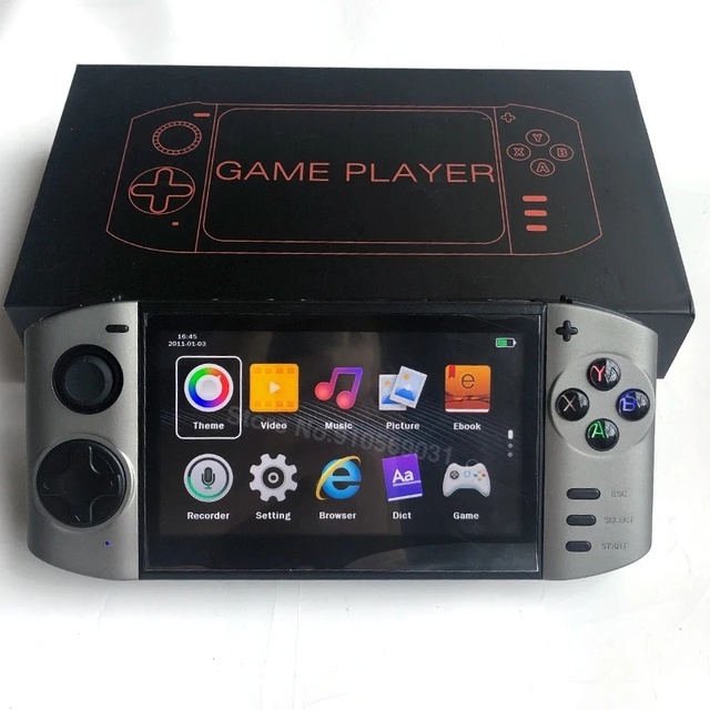 Handheld Game Console XY-09 Double Battle Handheld Game Console 8G Memory 5.1 Inch HD Retro Vintage 500 Game Console