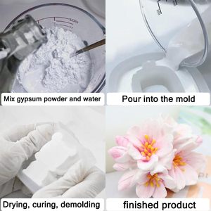 Moule à bougie 3D en forme de fleur de cerisier, moules en silicone pour bougies parfumées, bricolage, artisanat en époxy et gypse, fournitures pour la fabrication de bougies et de gâteaux faits à la main - Product Image 5