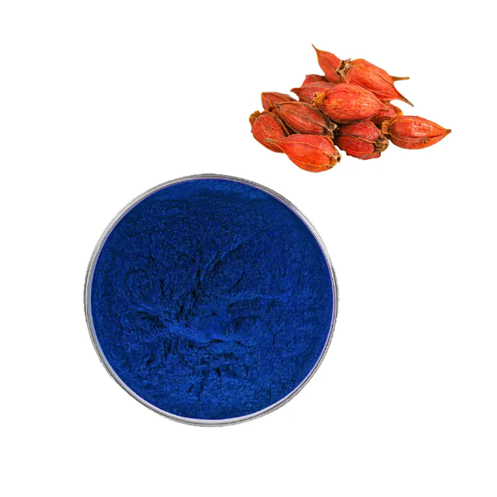 Pigmento colorante natural para alimentos polvo de Gardenia azul grado alimenticio