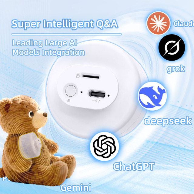 Factory Custom Smart Interactive Sound Box Teddy Bear ChatGPT Ai Model Integrated Sound Module for Doll Plush Toys & Teddy Bear