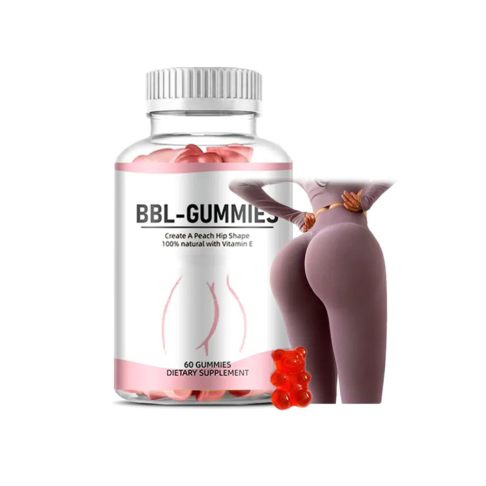 Private Label bbl gummies for bigger hip and butt enlargement and hips enhancement For Buttocks
