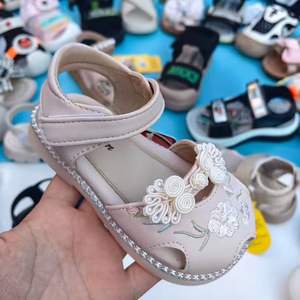 2.95 달러 모델 LLY024 크기 15-26 도매 편안한 귀여운 샌들 아기 소녀 스톡 신발 패턴 - Product Image 4