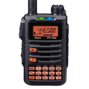 מקורי yaesu ft 70dr 5W C4FM FDMA DMR דיגיטלי אנלוגי מקלט כף יד מקלט כפול תדר רצועת שמור רדיו דו כיווני מכשיר קשר