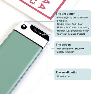 Self-Discipline Portable Smart Cellphone Cell Phone Jail Mobile Auto Time <strong>Timer</strong> Phone Time <strong>Lock</strong> <strong>Box</strong> Without Back Light - Product Image 2