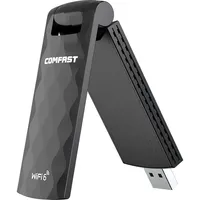 Comfast-adaptador WiFi inalámbrico con antena externa, llave electrónica de alta velocidad de 1800Mbps, 802.11AX, WiFi6, USB3.0, 6 USB