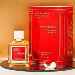 Perfume Rouge 540 de 70 ml, Calidad Superior en Caja, Eau de Parfum EDP de Alta Calidad para Mujer, Rojo Baccarat, Regalo Navideño - Product Image 3