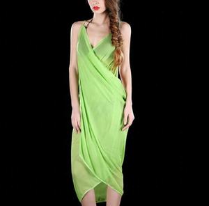 Bestdance Robe de plage sexy en mousseline de soie pour femmes, maillot de bain, couverture de bikini, sarong, <span class=keywords><strong>pareo</strong></span>, 11 couleurs - Product Image 5