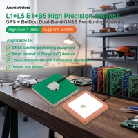 Antenne GPS Anwei, antenne GNSS active en céramique, antenne GPS Beidou L1 L5 double bande, antenne de positionnement Galileo pour la gestion intelligente des actifs