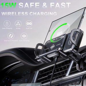 <span class=keywords><strong>Support</strong></span> de <span class=keywords><strong>chargeur</strong></span> de voiture sans fil multifonctionnel à 360 rotation Écran pliable Chargement rapide pour <span class=keywords><strong>Samsung</strong></span> Galaxy Z Fold Ultra Phone Holder - Product Image 3