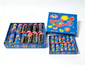 Venta al por mayor de fábrica MK1002 Crazy Robot Color Thunder King Pirotecnia de chispas brillantes para celebraciones festivas - Product Image 1