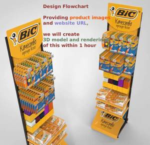 Bevis kim loại móc <span class=keywords><strong>Pegboard</strong></span> hiển thị giá văn phòng phẩm cửa hàng hiển thị đứng cho bút bán lẻ sản phẩm trường học sàn chủ bút - Product Image 4