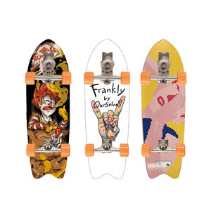 ZHOYA SPORT meilleure vente personnalisé <span class=keywords><strong>Skate</strong></span> Deck pour impression Surf <span class=keywords><strong>Skate</strong></span> Board 4 roues surf Patinetas érable vierge Skateboard Decks - Product Image 1