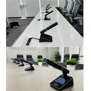 Hệ thống hội nghị âm thanh phiên dịch cao cấp với micro để bàn dùng cho biểu quyết trong các cuộc họp và hội nghị - Product Image 2