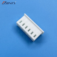 Conector Hembra de Plástico Blanco JINDA 250-6Y de 2.5mm y 6 Pines, Carcasa de Nylon66, Cable a Placa, PCB 2.5A, Montaje en Placa