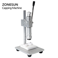 ZONESUN Machine à sertir manuelle parfum sertisseuse capsuleuse métal collier capuchon presse capsulage Machine pulvérisation sertisseuse joints