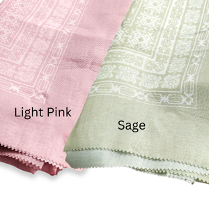 Elegante Mono Cempaka Series Impreso Hijab de algodón para adultos 10 colores Impresión digital Manga corta Primavera Venta al por mayor para musulmanes - Product Image 6