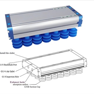 อุปกรณ์จับยึดสุญญากาศแบบหนัก CPSR 130 ซีรีส์ พร้อมเครื่องกำเนิดสุญญากาศในตัว ฐานอะลูมิเนียม สำหรับสายพานลำเลียงหุ่นยนต์ - Product Image 5