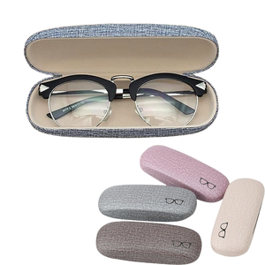 Étui rigide en fer recyclé pour lunettes de luxe, avec gaufrage et pelliculage mat, faible MOQ, personnalisable avec logo, à prix réduit - Product Image 2