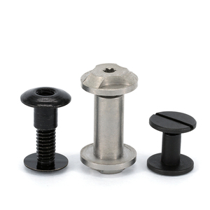 Rivets à capuchon simple et double en laiton, <span class=keywords><strong>bronze</strong></span>, doré, argenté ou noir pour sacs à main - Product Image 3