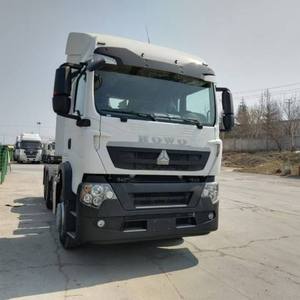 รถบรรทุกหัวลาก SINOTRUK HOWO-TX รุ่นใหม่ ยูโร 3 ดีเซล 6x4 พวงมาลัยซ้าย เครื่องยนต์ Weichai เกียร์ธรรมดา 8 สปีด ระบบกันสะเทือนแบบลม กล้องมองหลัง - Product Image 1